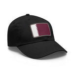 Flag Village Qatar Flag Hat Cap with Leather Patch