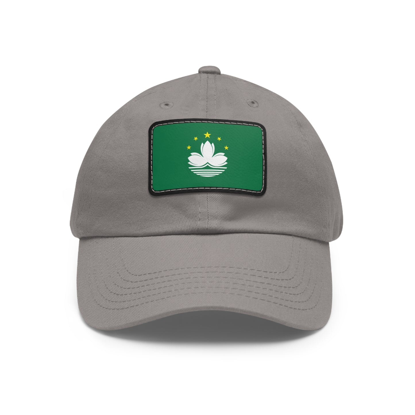 Flag Village Macao Flag Hat Cap with Leather Patch