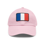Flag Village France Flag Hat Cap with Leather Patch