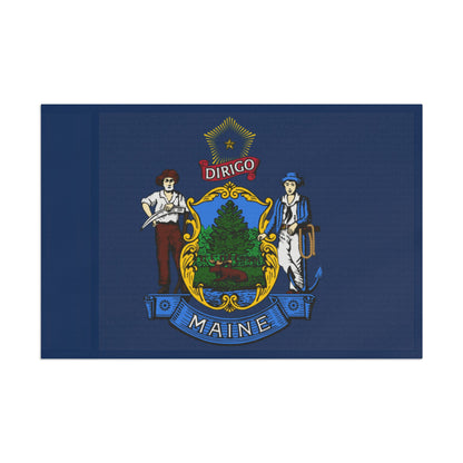 Flag Village USA Maine State Flag 18" x 12" / 36" x 24" / 60" x 36"