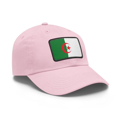 Flag Village Algeria Flag Hat Cap with Leather Patch