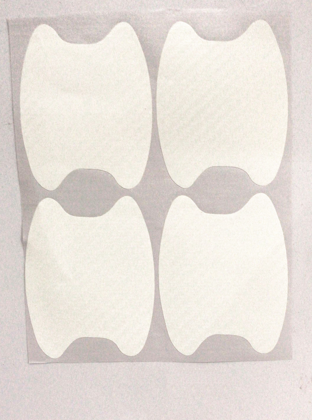 Flag Village Auto Tools 4pcs Set Of Door Stickers Carbon Fiber Scratch-resistant Car Handle Stickers