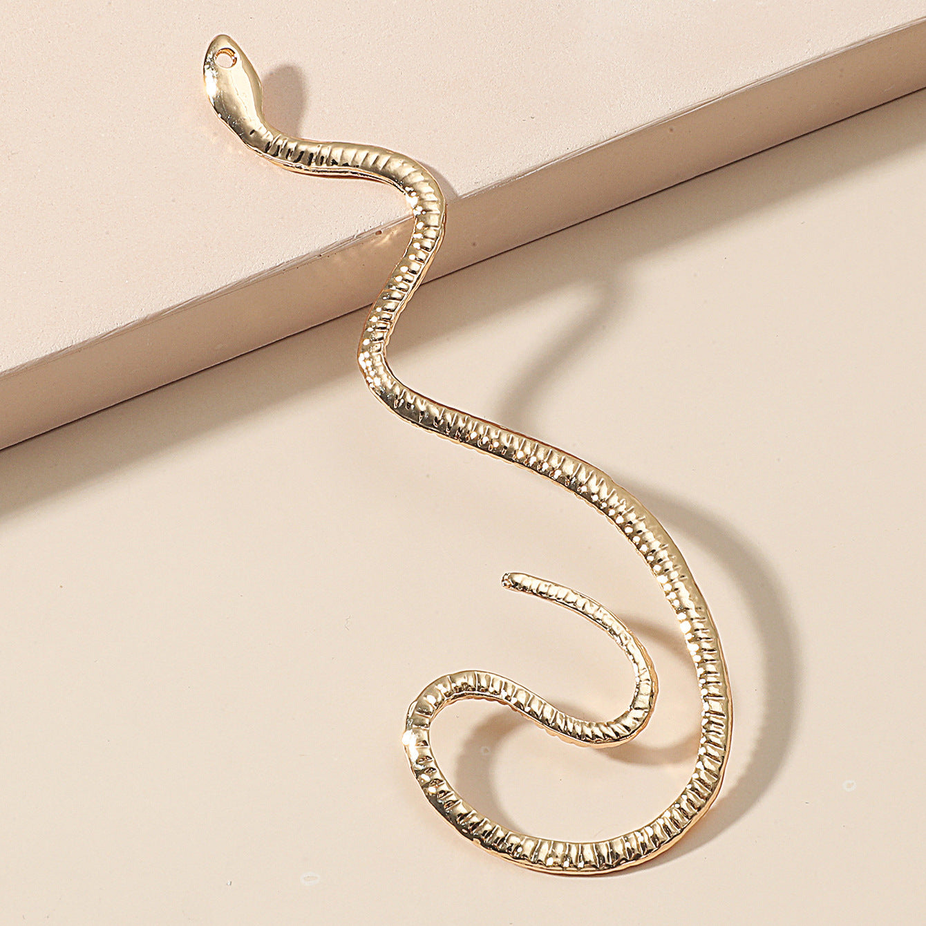 Flag Village Non-hole Ear Clip Vintage Zircon Snake-shaped Earrings For Women Exaggerated Fake Cartilage Ear Cuff Fashion Jewerly Gifts