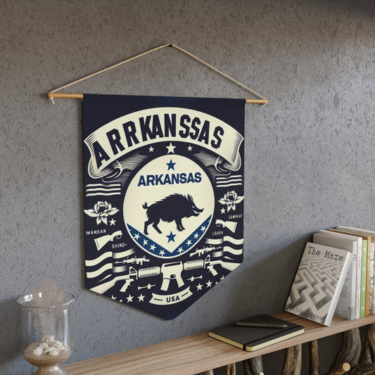 Flag Village Arkansas State Flag Pennant Sporting Home Wall decoration AR0001
