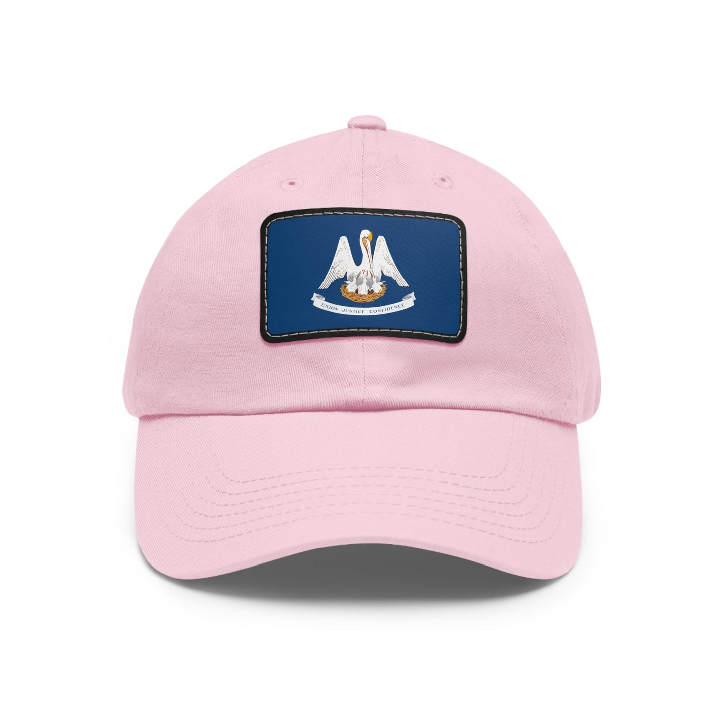 Flag Village USA Louisiana State Flag Hat Cap with Leather Patch FV-CP0124