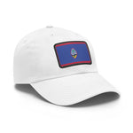 Flag Village Guam Flag Hat Cap with Leather Patch