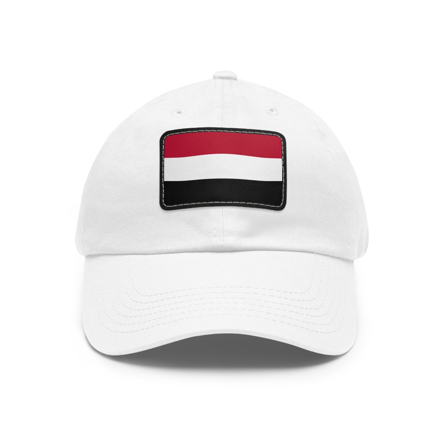 Flag Village Yemen Flag Hat Cap with Leather Patch