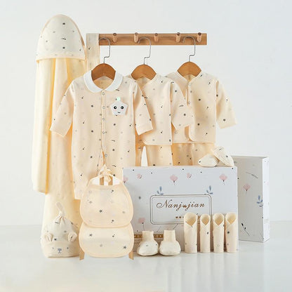 Flag Village Newborn Baby Clothes Thin Suit Baby Gift Box