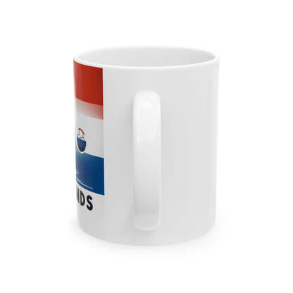 Flag Village Netherlands Sporting Flag Ceramic Coffee Mug 11oz NLD0007