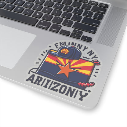 Flag Village USA Arizona State Flag Sticker 2", 3", 4", 6" AZ01