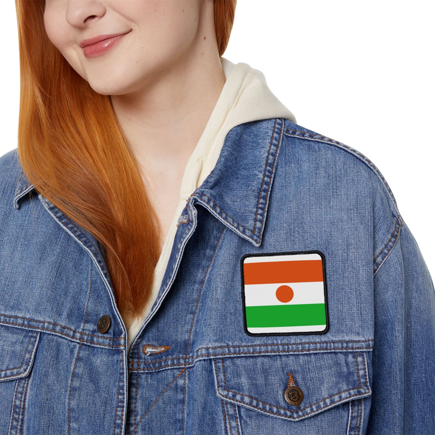 Flag Village Niger Flag Embroidery Iron-On Patches