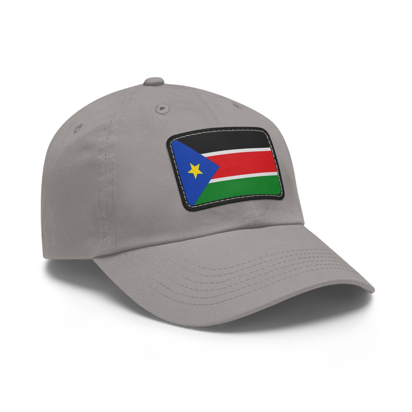 Flag Village South Sudan Flag Hat Cap with Leather Patch