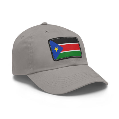 Flag Village South Sudan Flag Hat Cap with Leather Patch
