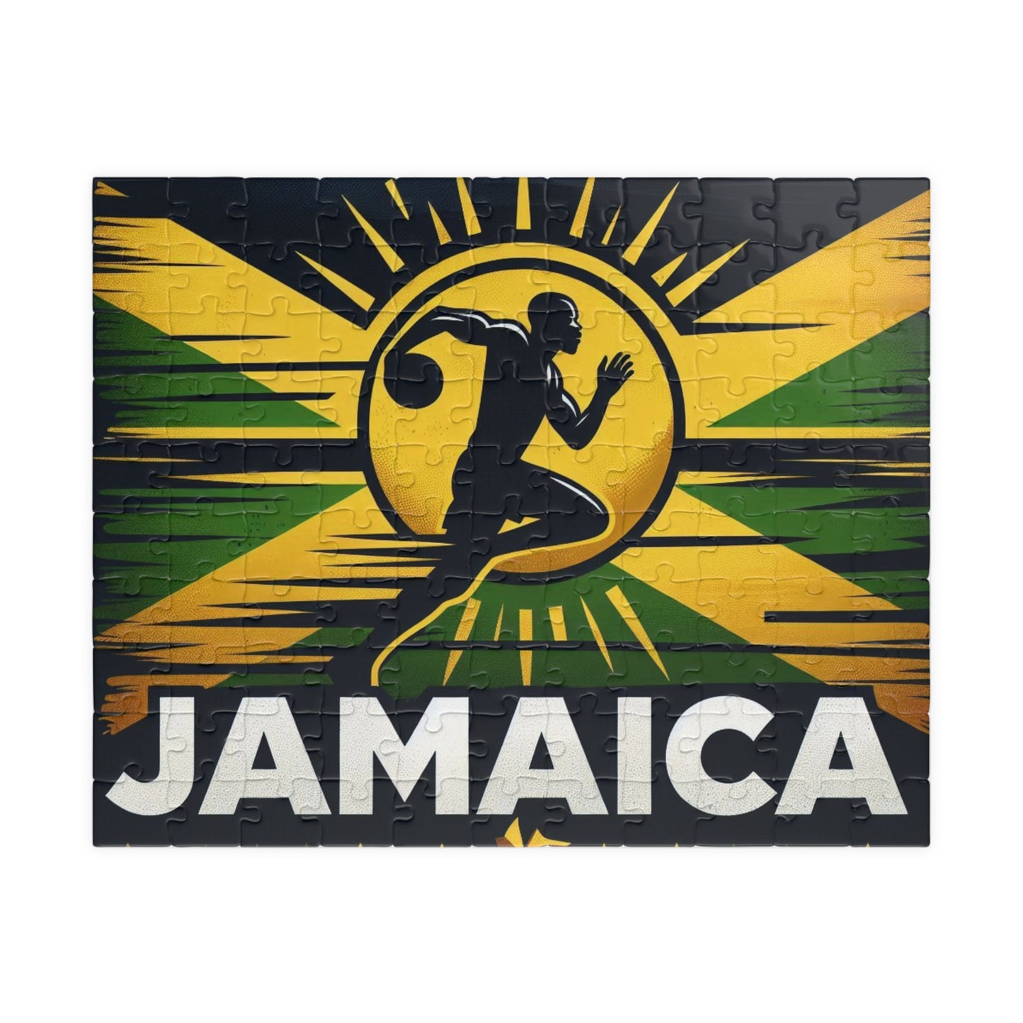Flag Village JAMAICA Sporting Flag Puzzle (110, 252, 520, 1014-piece) JAM0003