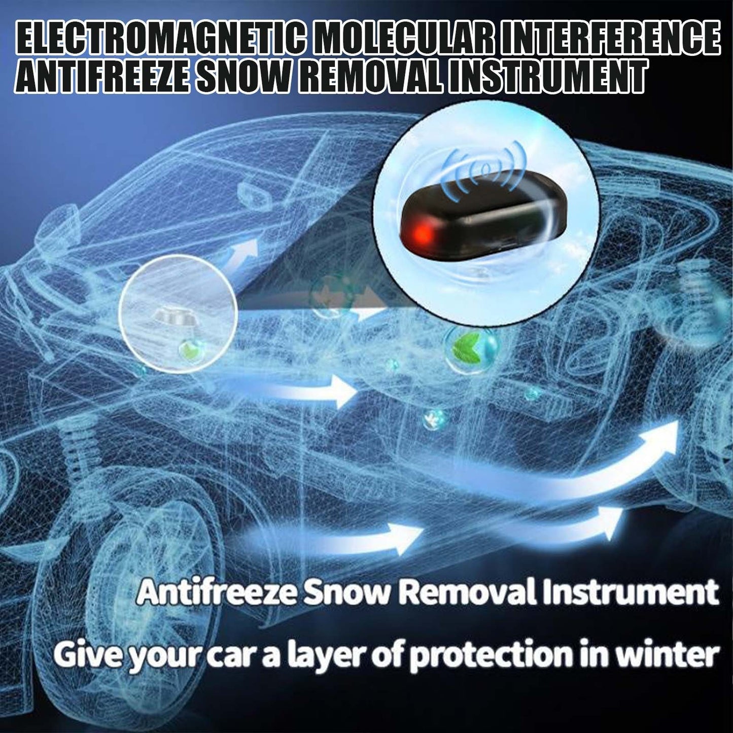 Flag Village Auto Tools Special Glass For Car Snow Removal Tools Deicing And Melting Snow