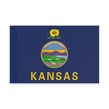 Flag Village USA Kansas State Flag 18" x 12" / 36" x 24" / 60" x 36"