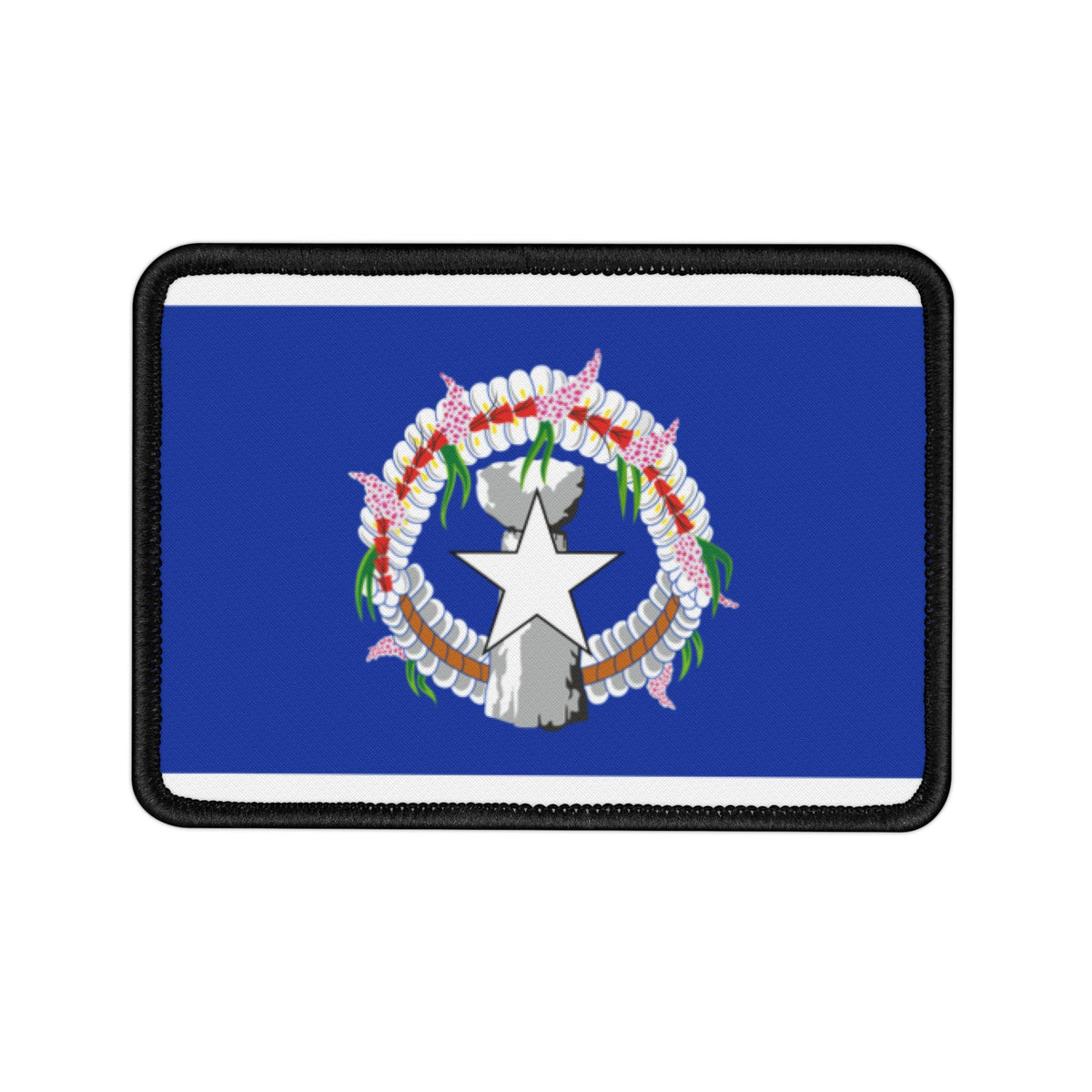 Flag Village Northern Mariana Islands Flag Embroidered Patch