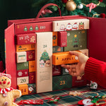 Flag Village Christmas Birthday Box Blind Box Gift Diy Children Countdown Calendar Gift Box Set