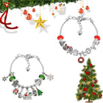 Flag Village Christmas Advent 24 Countdown Calendar Gift Box Bracelet Set