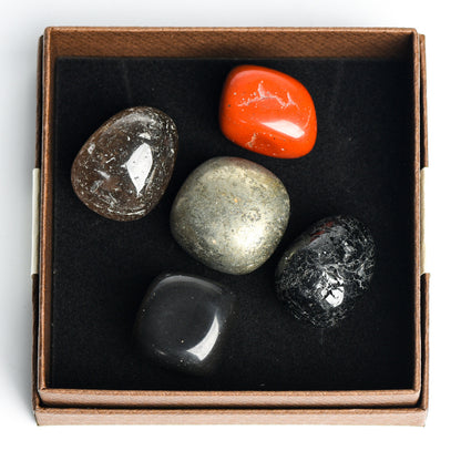 Flag Village Rough Stone Halloween Christmas Box Set Decoration