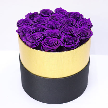 Flag Village Preserved Flower Rose Hug Bucket Christmas Gift Box