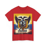 Flag Village Ecuador Sporting Flag T-SHIRT Heavy Cotton Tee ECU0007