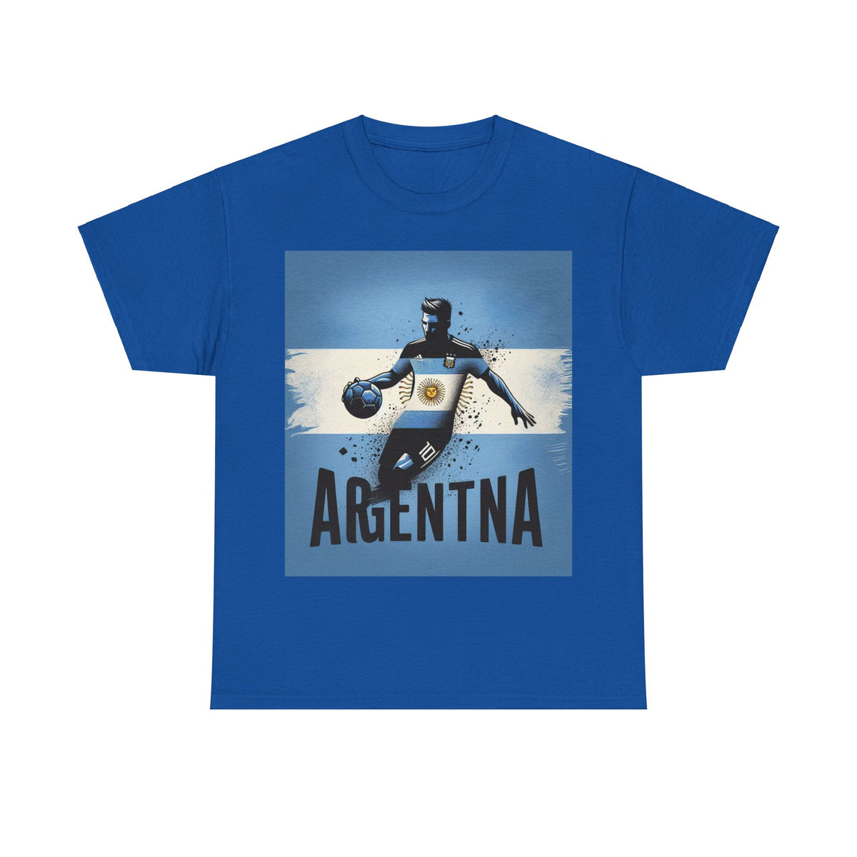 Flag Village Argentina Sporting Flag T-SHIRT Heavy Cotton Tee ARG0008