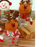 Flag Village Christmas Candy Jar Children Kids Storage Bottle Santa Bag Christmas Sweet Box Gift Chocolate Candy Box Natale Decorazioni