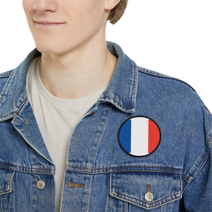 Flag Village France Flag Embroidery Iron-On Patches