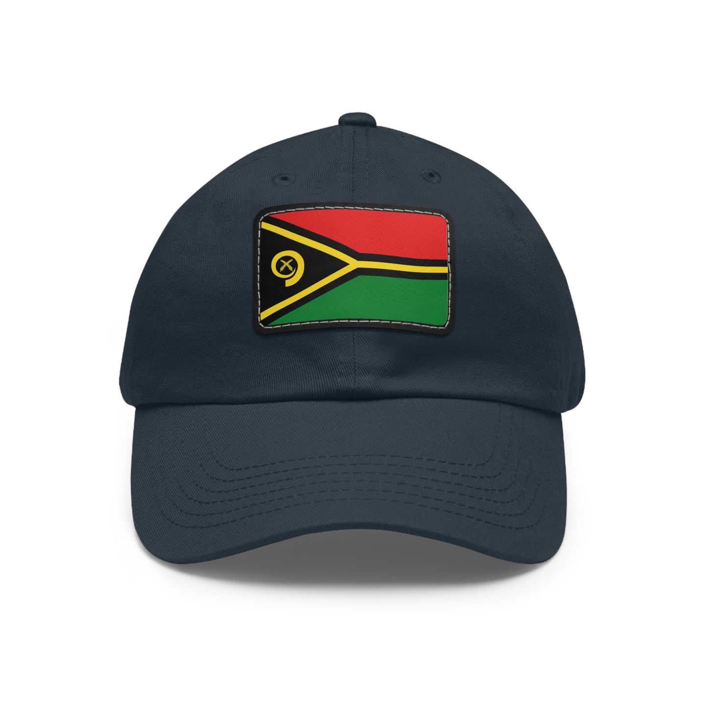 Flag Village Vanuatu Flag Hat Cap with Leather Patch