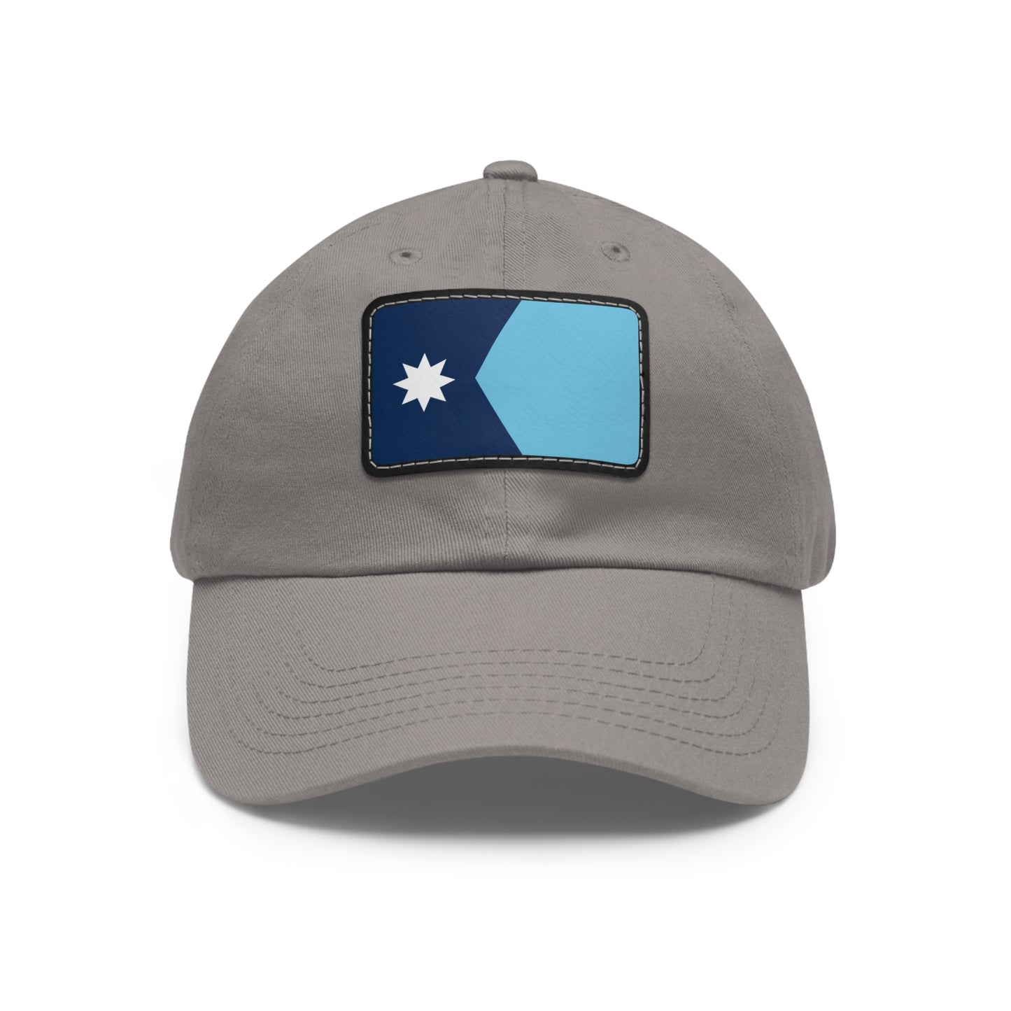 Flag Village USA Minnesota State Flag Hat Cap with Leather Patch