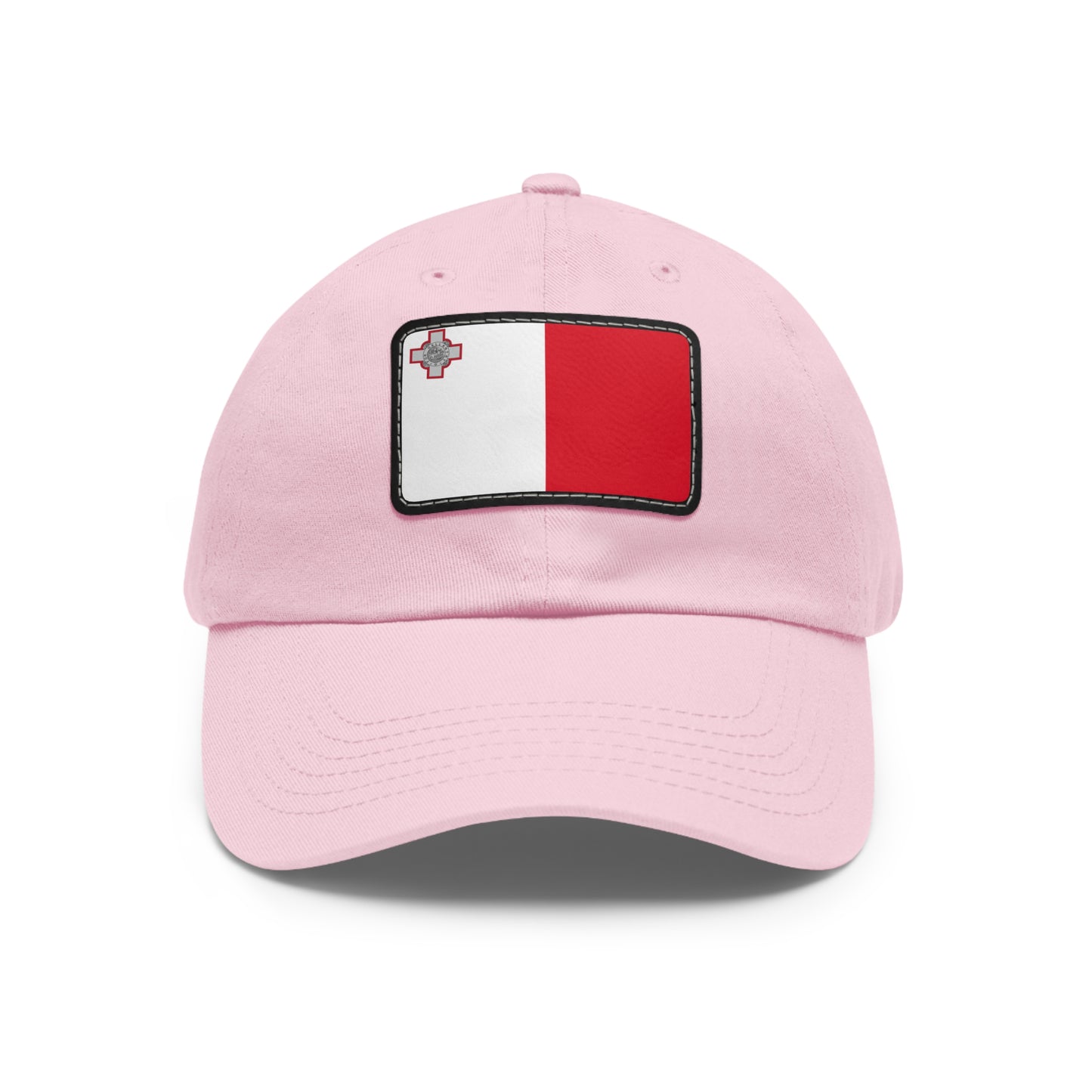 Flag Village Malta Flag Hat Cap with Leather Patch