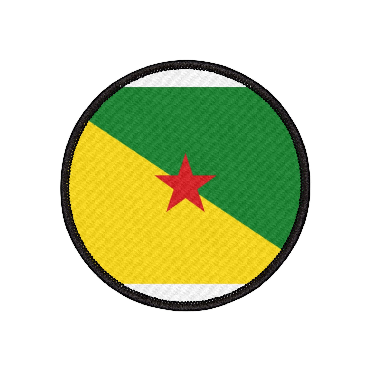 Flag Village Guiana(French Guiana) Flag Embroidery Iron-On Patches