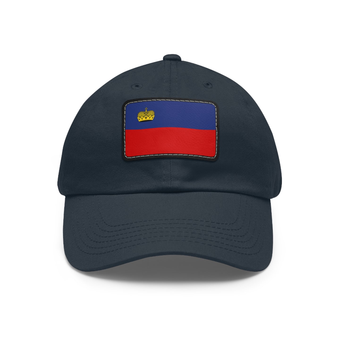Flag Village Liechtenstein Flag Hat Cap with Leather Patch