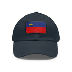 Flag Village Liechtenstein Flag Hat Cap with Leather Patch