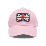Flag Village United Kingdom Flag Hat Cap with Leather Patch