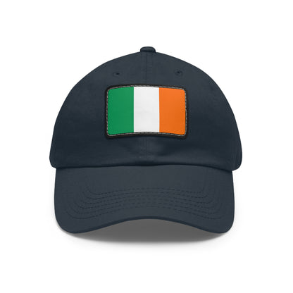 Flag Village Ireland Flag Hat Cap with Leather Patch