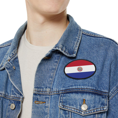 Flag Village Paraguay Flag Embroidery Iron-On Patches