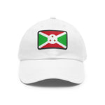 Flag Village Burundi Flag Hat Cap with Leather Patch