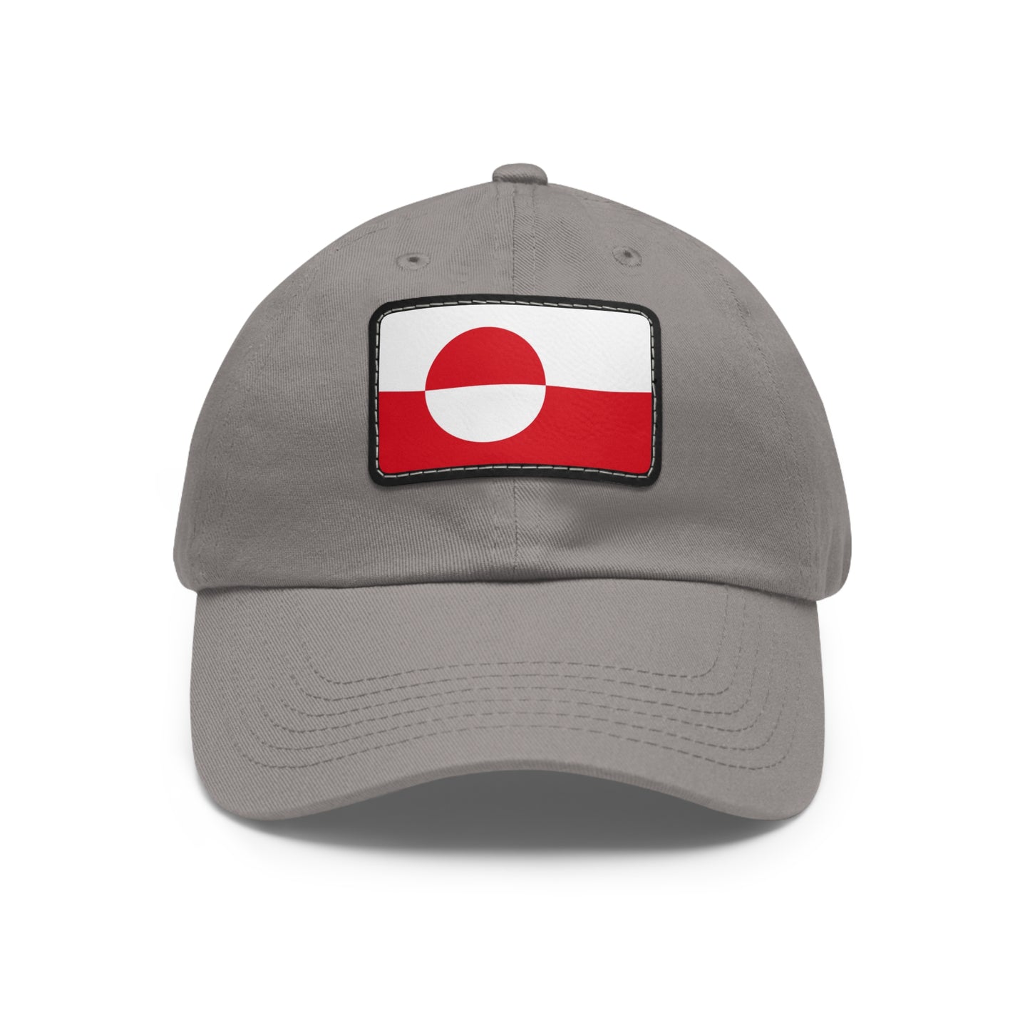 Flag Village Greenland Flag Hat Cap with Leather Patch