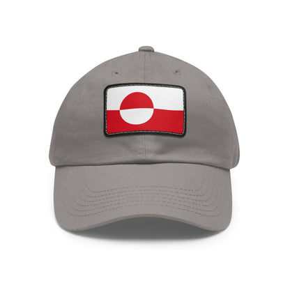 Flag Village Greenland Flag Hat Cap with Leather Patch
