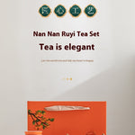Flag Village Gift Box With Hand Gift Set Ceramic Tea Set Suit