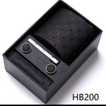 Flag Village Men's Business Formal Tie Six-piece Set Gift Box