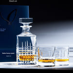 Flag Village Handmade Whiskey Shot Glass Imported Liquor Glass Set Gift Box