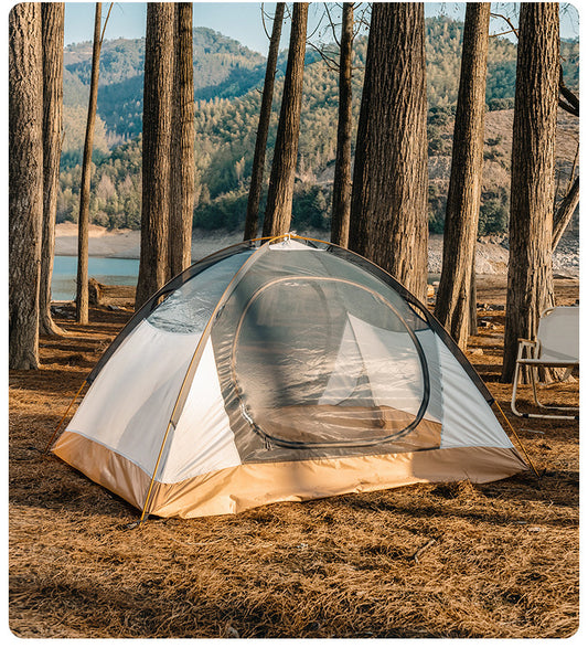 Flag Village Outdoor Portable Single Double Camping Tent