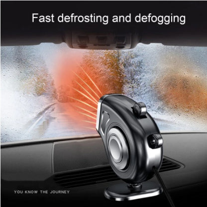 Flag Village Auto Tools Warm Cold Dual Use Car Low Noise Defog Windscreen Fan Heater Demister Car Heater Fan Heater Window Mist Remover