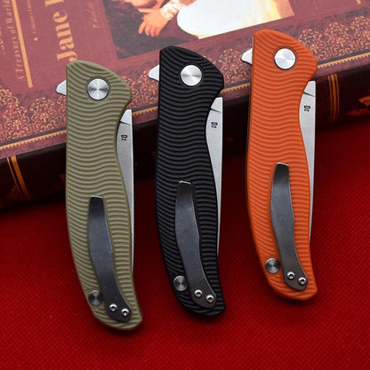 Flag Village Outdoor Folding Knife For Camping And Hunting