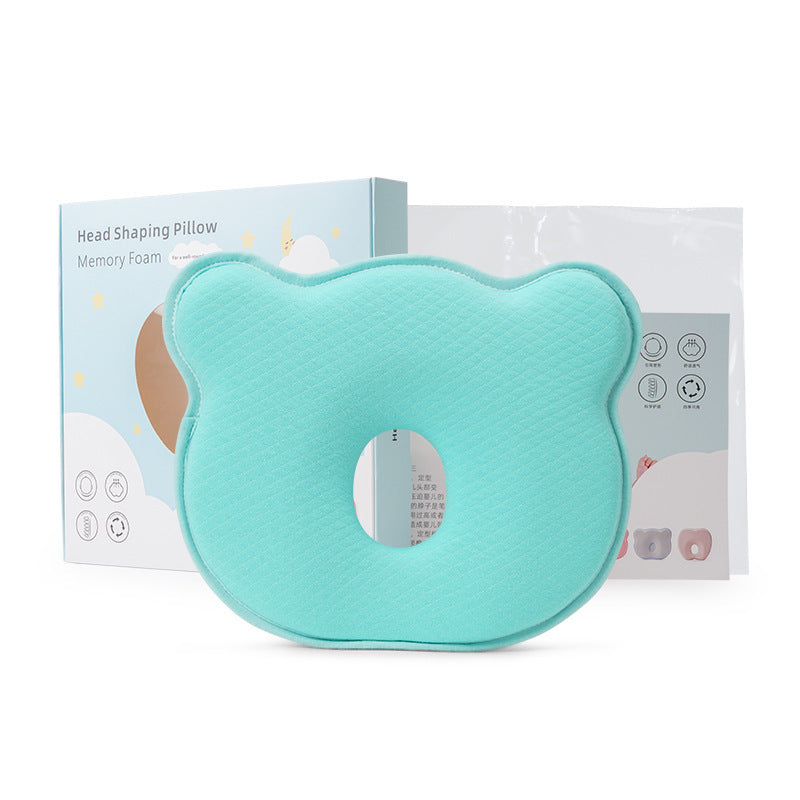 Flag Village Newborn Baby Gift Box Set Pillow Bear Shaped Pillow