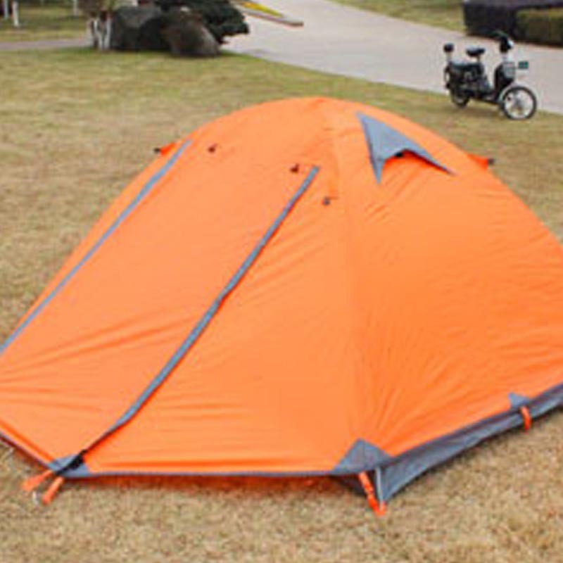 Flag Village Triple Double Double Double Door Aluminum Pole Camping Tent
