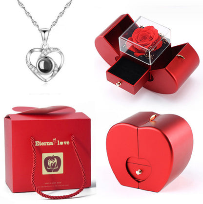 Flag Village Creative Jewelry Box Christmas Eternal Flower Gift Box